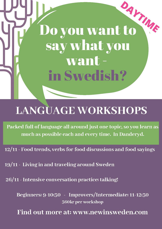 Daytime Swedish language workshops from New in Sweden - Learn Swedish